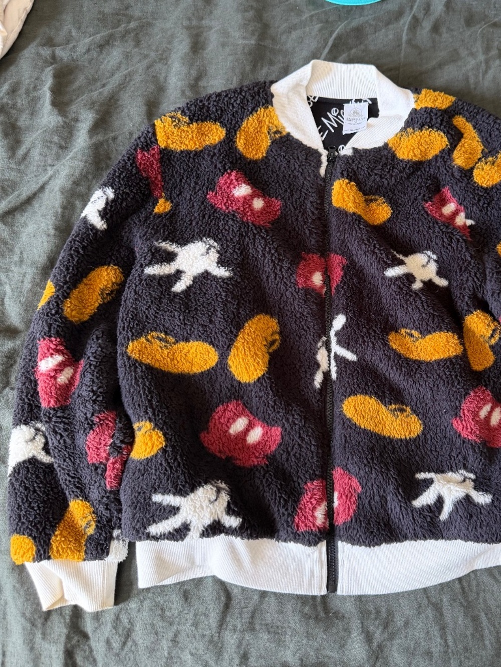 Disney Parks Mickey Mouse Sherpa Jacket - Size XL